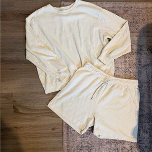 Buffalo David Bitton Cream Pajama Set